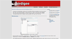 Desktop Screenshot of birdigee.de